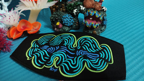 Watakala - Giant Clam Mask Strap - Embroidered