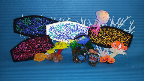 Watakala - Corals - Embroidered (4 Colors)